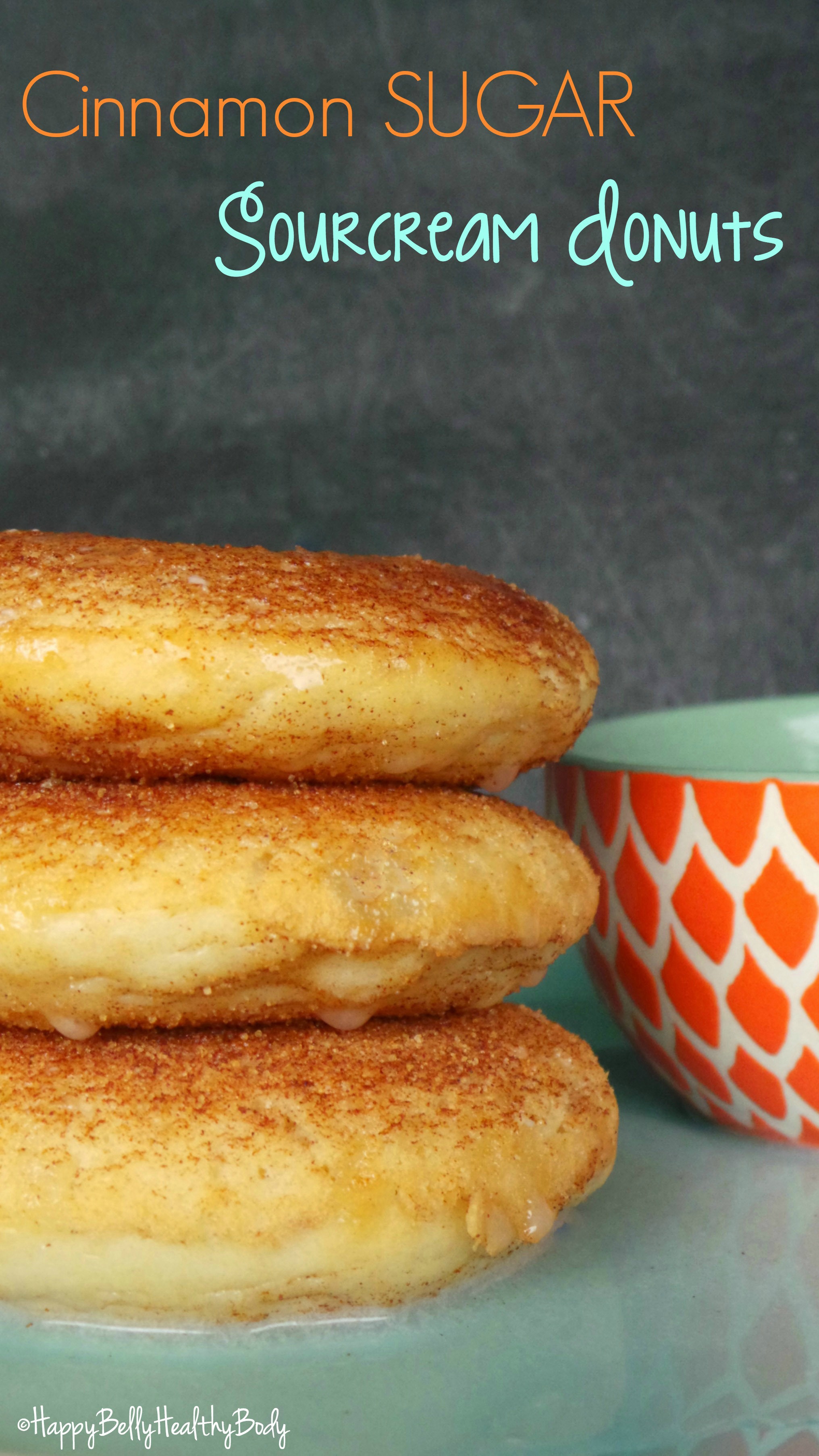 Cinnamon Sugar Sour Cream Donuts