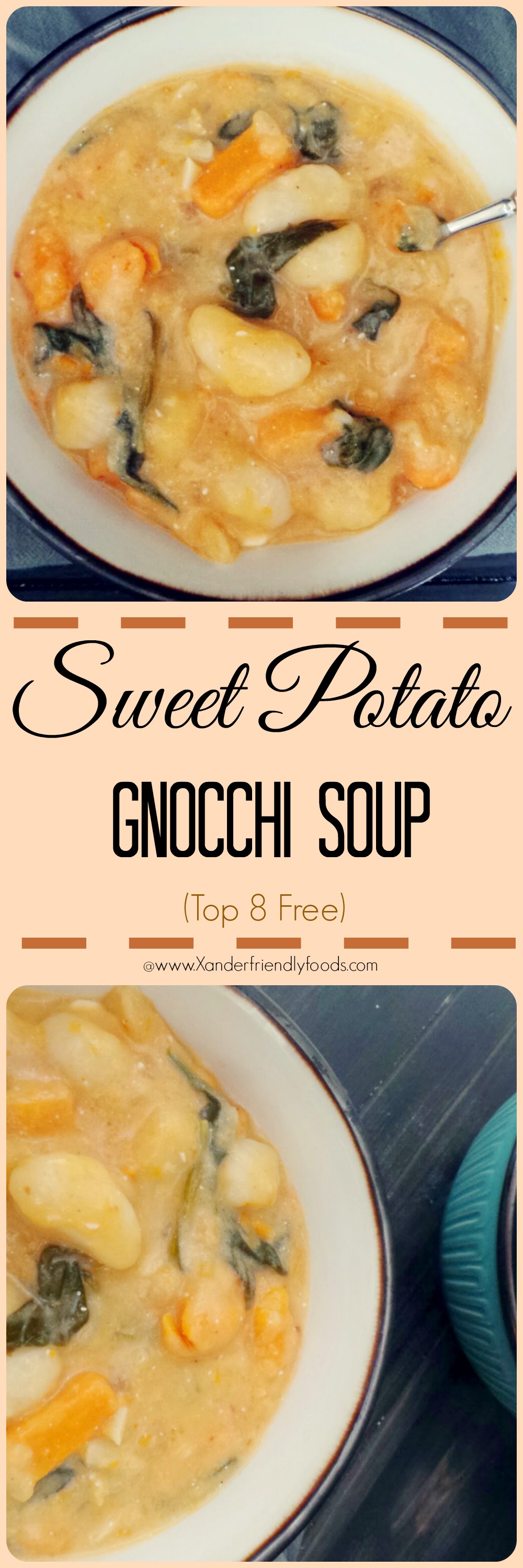 Sweet Potato Gnocci Collage
